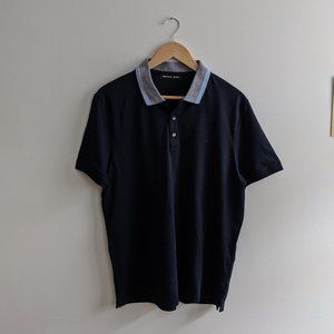 Michael Kors Navy Polo 100% Cotton Size M